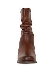 بني - Gabor Hodie Mid Calf Boots - صورة 4 من 5