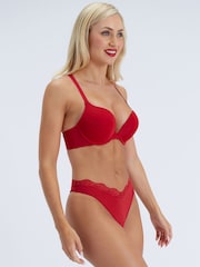 Boux Avenue Red Ultra Push-Up Bra - Image 4 of 6
