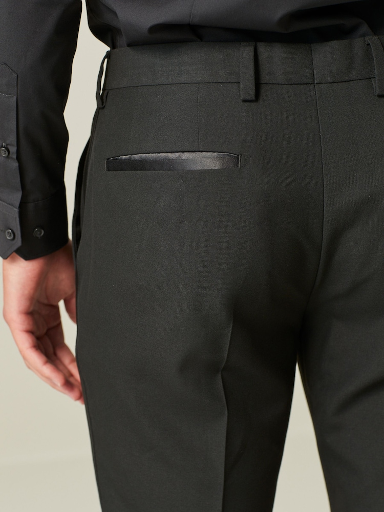 Zwart - Skinny-fit smoking: pantalon - Image 6 of 11