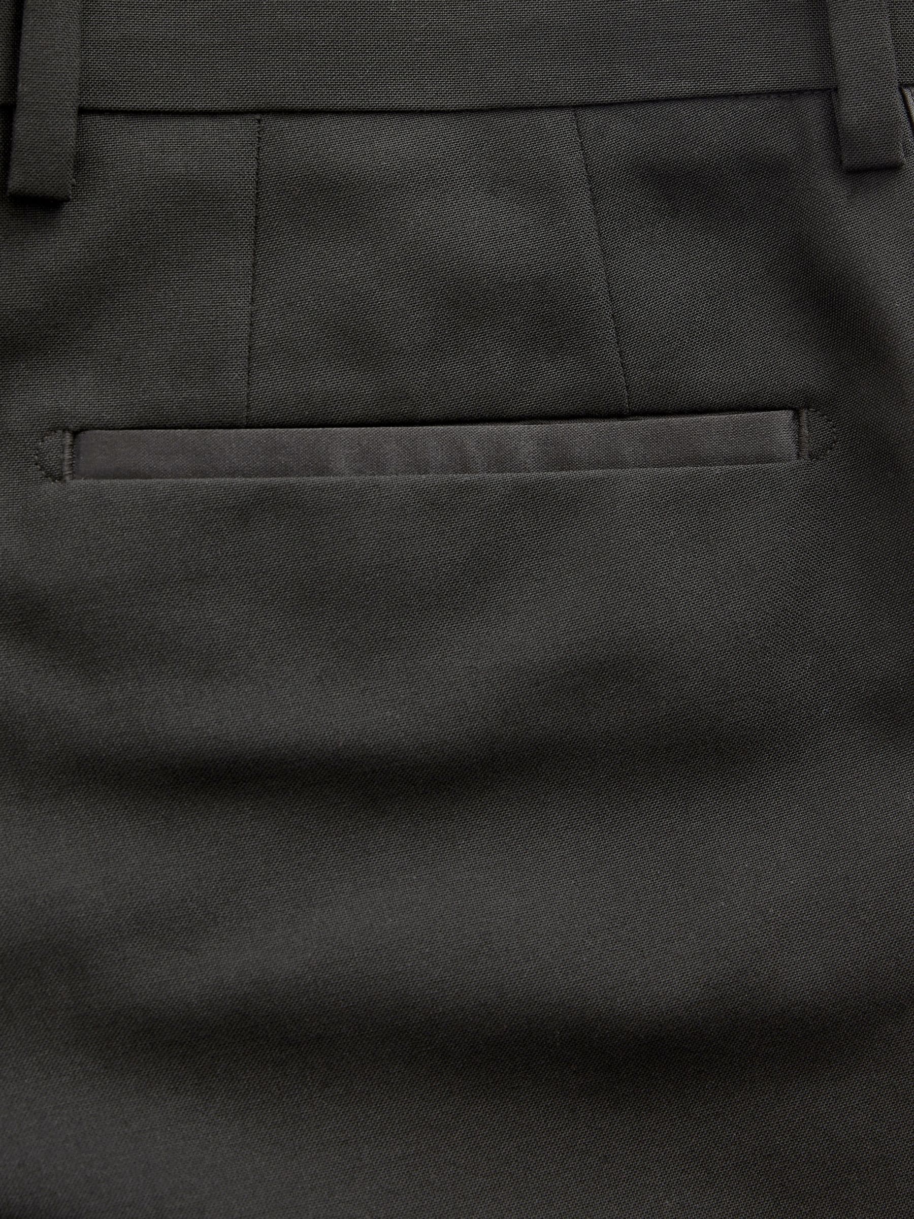 Next：日本 ブラック - スキニーフィット タキシードスーツ パンツ