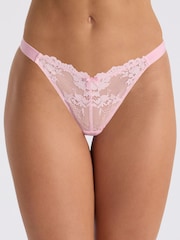 Boux Avenue Brown Fran Lace Thongs 3 Pack - Image 4 of 6