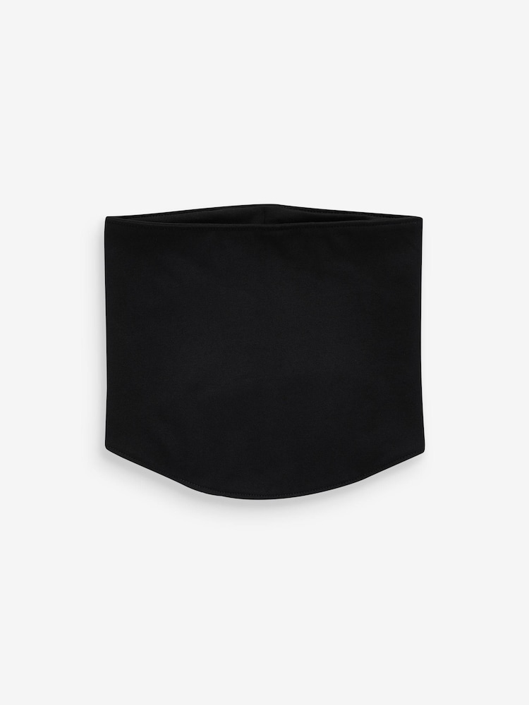 Schwarz - Sportlicher Snood Schal (3-16Jahre) - Bild 2 von 4