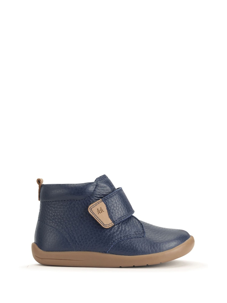 Blau - Start-Rite, Totter, Lederstiefel mit Klettverschluss - Bild 1 von 4 Blau - Start-Rite, Totter, Lederstiefel mit Klettverschluss - Bild 1 von 4