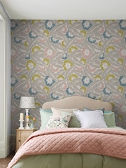 Multi Next Optimism Floral A4 Wallpaper Sample - Image 1 of 3