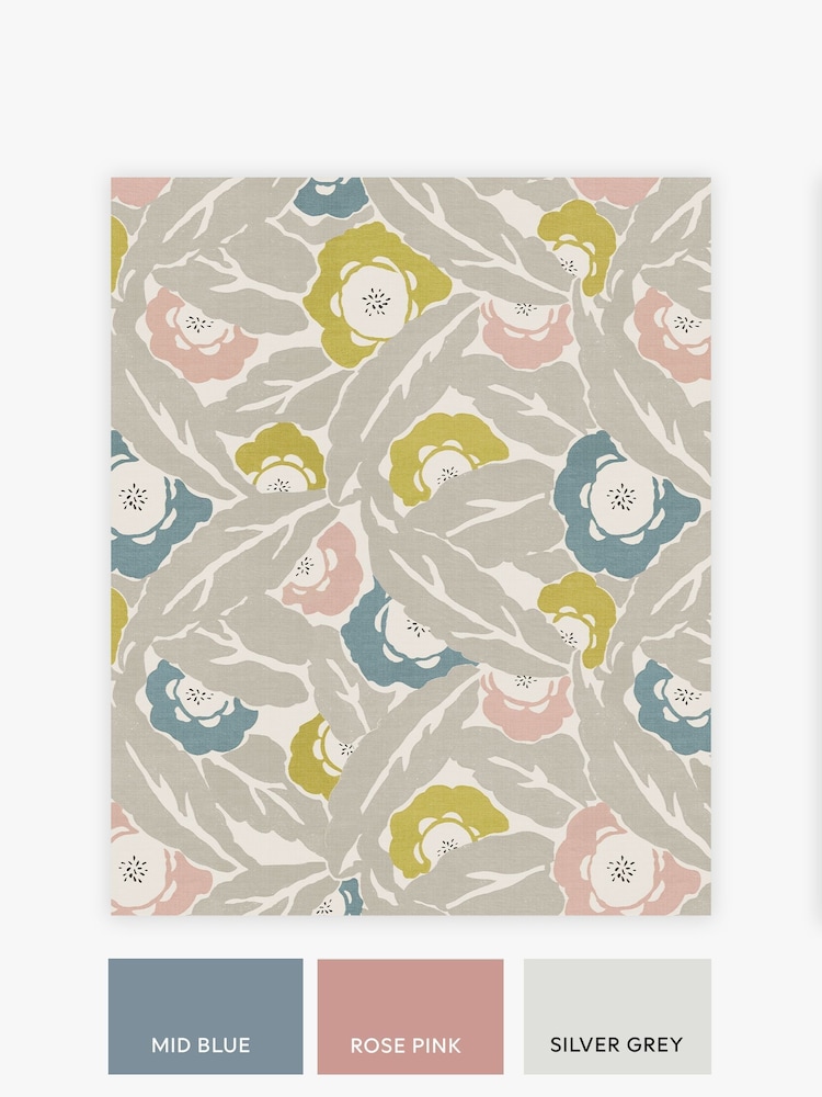 Multi Next Optimism Floral A4 Wallpaper Sample - Image 3 of 3