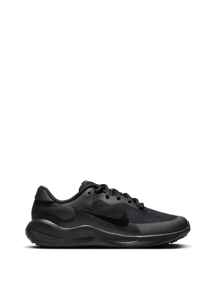 Nike Black Youth Revolution 7 Trainers - Image 1 of 12