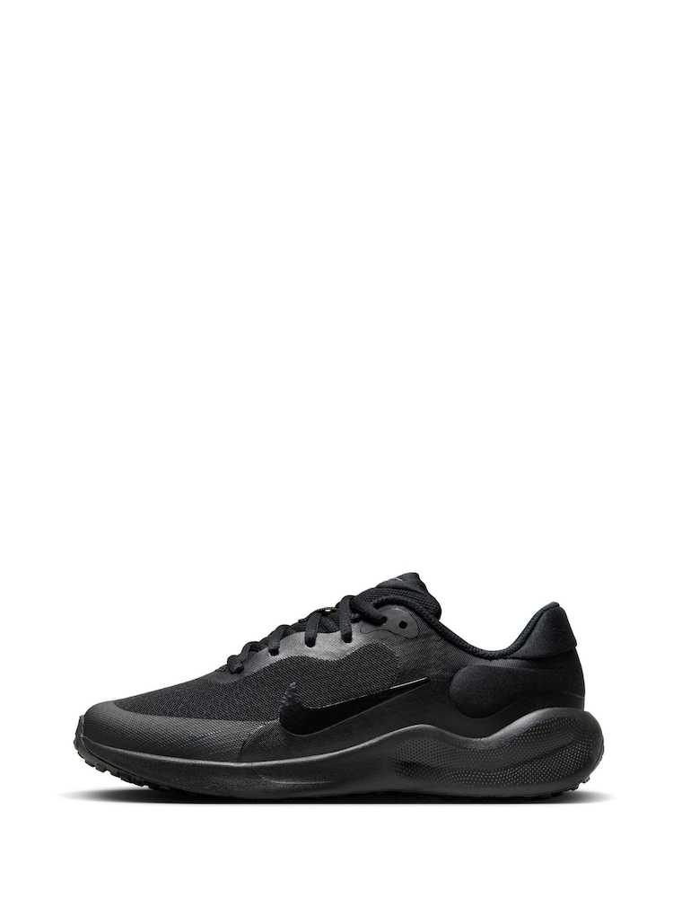 Nike Black Youth Revolution 7 Trainers - Image 2 of 12