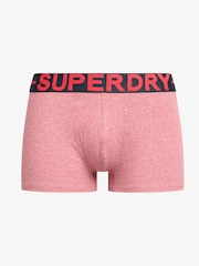 Superdry Blue Blue Organic Cotton Boxers Triple Pack - Image 7 of 7