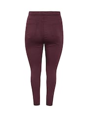 Қызыл - Yours Curve Grace Jeggings - 6суретінің 6 суреті