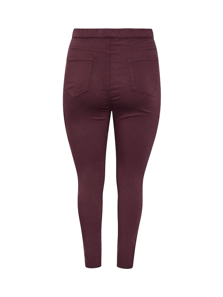 Қызыл - Yours Curve Grace Jeggings - 6суретінің 6 суреті