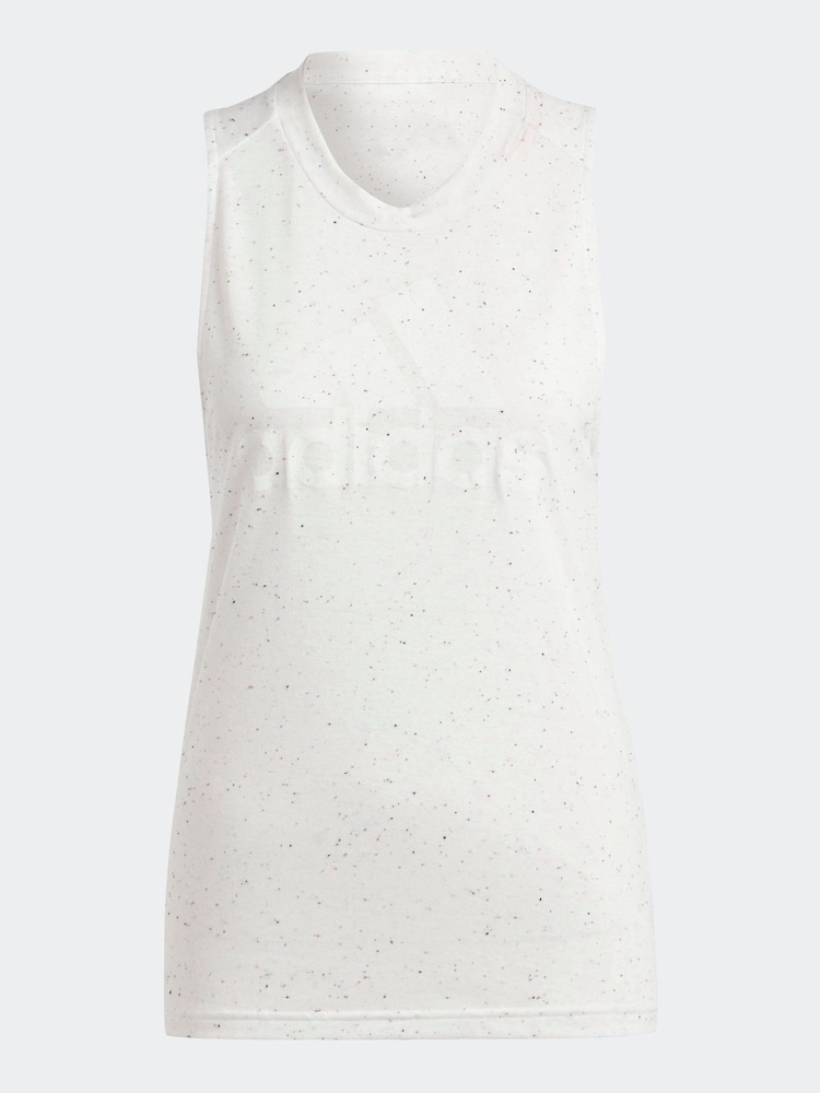 adidas Off White Sportswear Future Icons Winners 3.0 Tank Top - Image 6 of 6