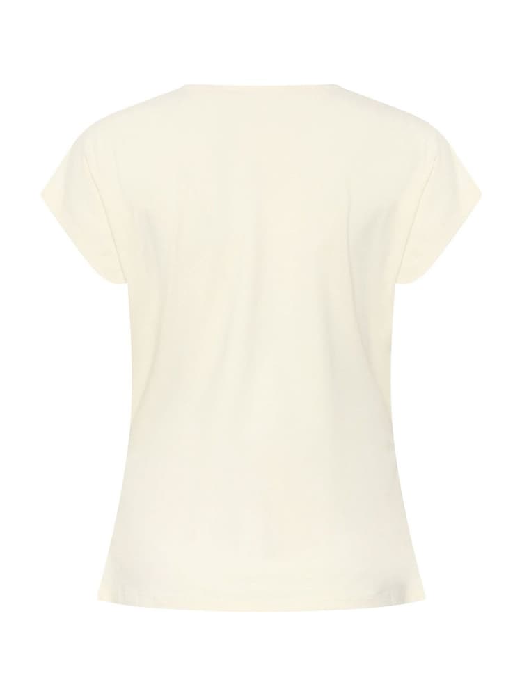 M&Co Natural Cotton Rich Short Sleeve Wrap Top - Image 6 of 6