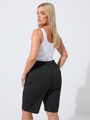 Yours Curve Black Limited Formal Jorts - Image 3 of 6