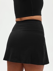 Girlfriend Collective Black High Rise Skort - Image 2 of 7