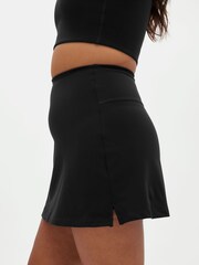 Girlfriend Collective Black High Rise Skort - Image 3 of 7