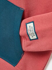 Joules Boys' Try Red Rugby Sweatshirt - Image 11 of 12