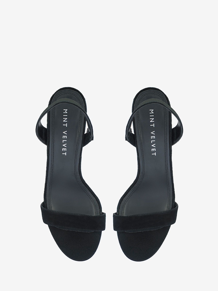 Mint Velvet Black Amara Black Heeled Sandals - Image 3 of 3