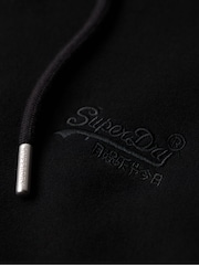 Superdry Black Essential Slim Fit Logo Hoodie - Image 5 of 6