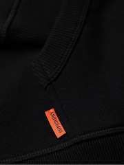 Superdry Black Essential Slim Fit Logo Hoodie - Image 6 of 6