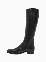 Gabor Black Brook Calf Fit Leather Long Leg Boots - Image 2 of 5