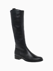 Gabor Black Brook Calf Fit Leather Long Leg Boots - Image 3 of 5