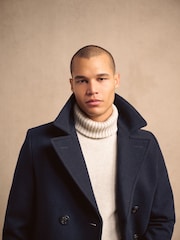 Superdry Blue The Merchant Store - Town Coat - Image 4 of 11