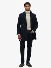 Superdry Blue The Merchant Store - Town Coat - Image 6 of 11