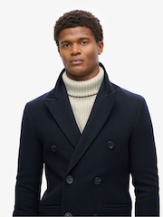 Superdry Blue The Merchant Store - Town Coat - Image 8 of 11