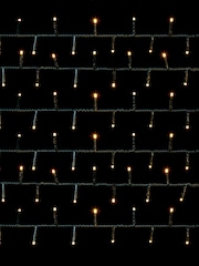 Premier Decorations Ltd White 1000 LED Tree Brights 25m Christmas Lights with Timer - Image 2 of 4