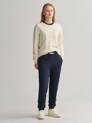 GANT Blue Shield Logo Joggers - Image 3 of 5