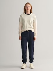 GANT Blue Shield Logo Joggers - Image 4 of 5
