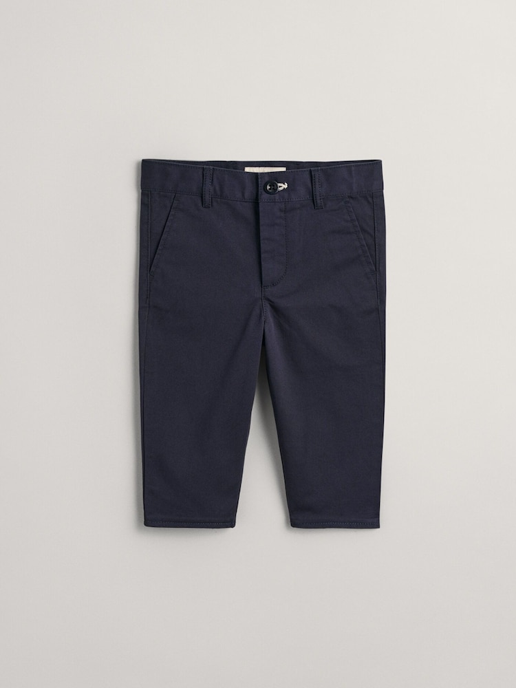 GANT Blue Baby Chino Trousers - Image 1 of 2