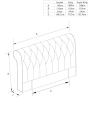 Soft Texture Light Natural Ellington Upholstered Headboard - Image 6 of 6