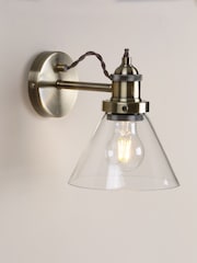 Laura Ashley Brass Isaac Wall Light - Image 1 of 6