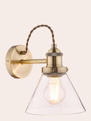 Laura Ashley Brass Isaac Wall Light - Image 3 of 6