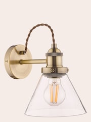 Laura Ashley Brass Isaac Wall Light - Image 4 of 6