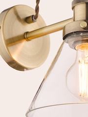 Laura Ashley Brass Isaac Wall Light - Image 5 of 6
