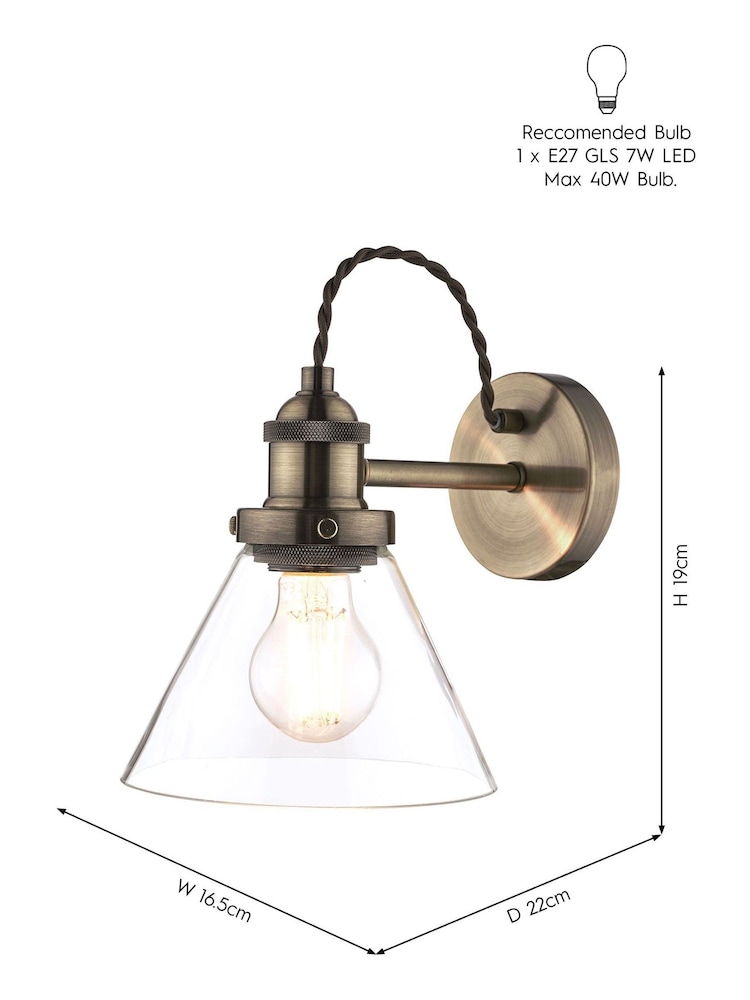 Laura Ashley Brass Isaac Wall Light - Image 6 of 6 Laura Ashley Brass Isaac Wall Light - Image 6 of 6
