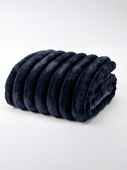 Deyongs Navy Alnwick Throw - Image 3 of 3
