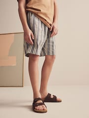 Chocolate Brown Slip-On Corkbed Sandals - Image 1 of 9