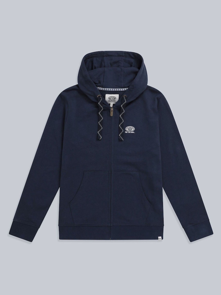 Animal Blue Nikki Womens Organic Zip Hoodie - Image 2 of 3