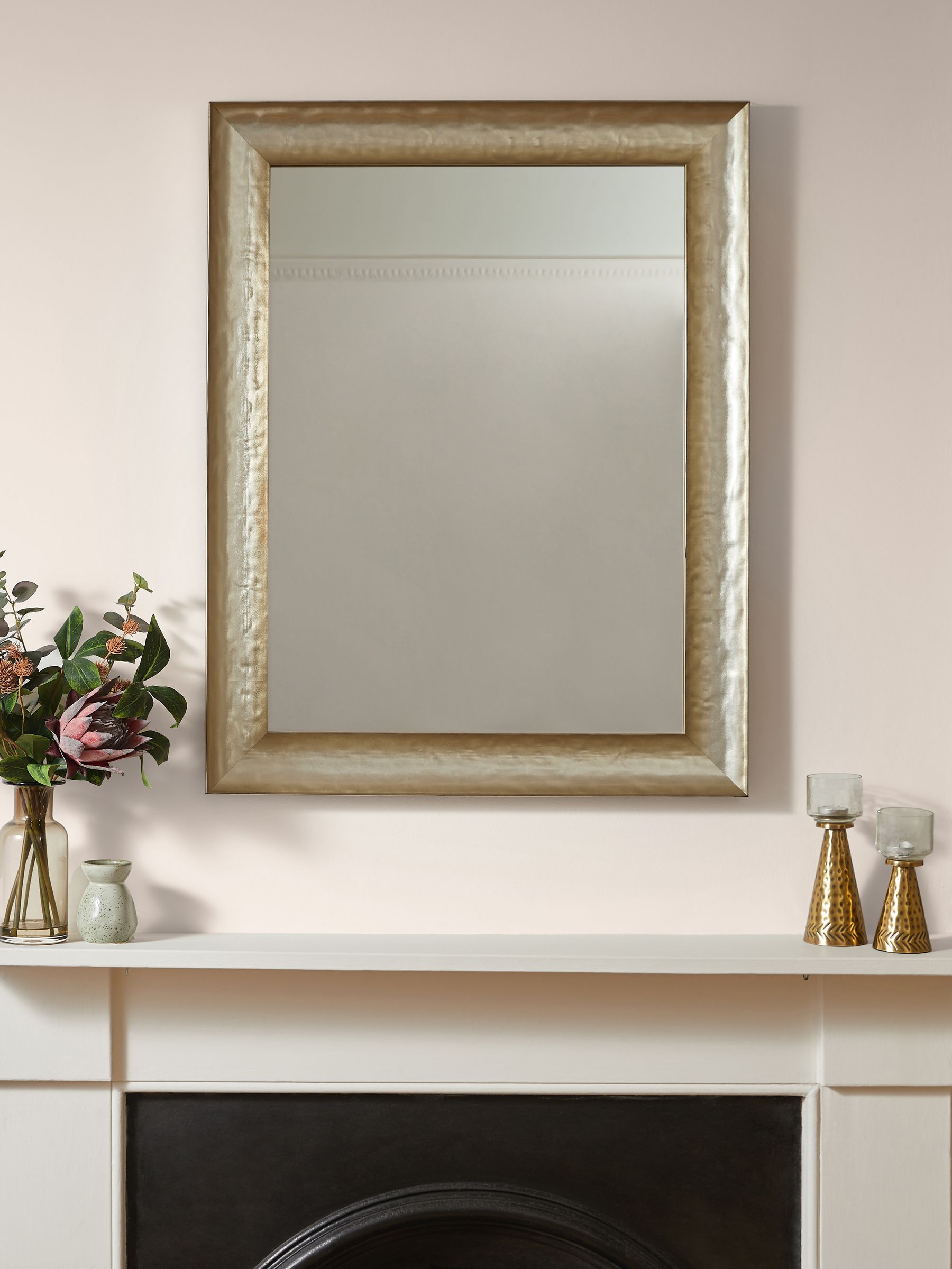 Buy Gold Rectangular Wall Mirror from Next Ireland