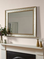 Gold Rectangular Wall Mirror - Image 3 of 4
