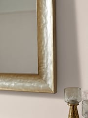 Gold Rectangular Wall Mirror - Image 4 of 4