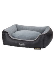 Scuffs Grey Medium Chateau Memory Foam Orthopaedic Dog Box Bed - Image 2 of 4