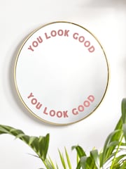 Novogratz Brass You Look Good Mirror - Image 3 of 7
