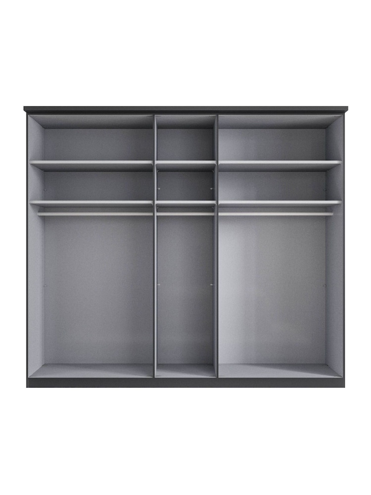 Wiemann Graphite Daytona Matt Wardrobe Wardrobe - Image 4 of 4