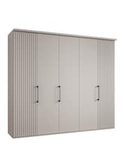 Wiemann Pebble Grey Daytona Matt Wardrobe Wardrobe - Image 2 of 4