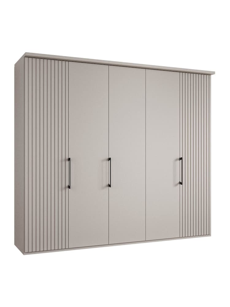 Wiemann Pebble Grey Daytona Matt Wardrobe Wardrobe - Image 2 of 4