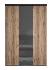 Wiemann Graphite Daytona Glass Wardrobe - Image 3 of 4